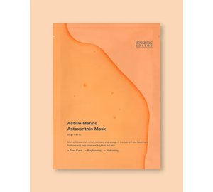Sungboon Editor Active Marine Astaxanthin Toning Serum Mask - 23 ml / 1 sheet