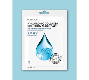 Lebelage Hyaluronic Collagen Solution Mask - 23 ml / 1 sheet