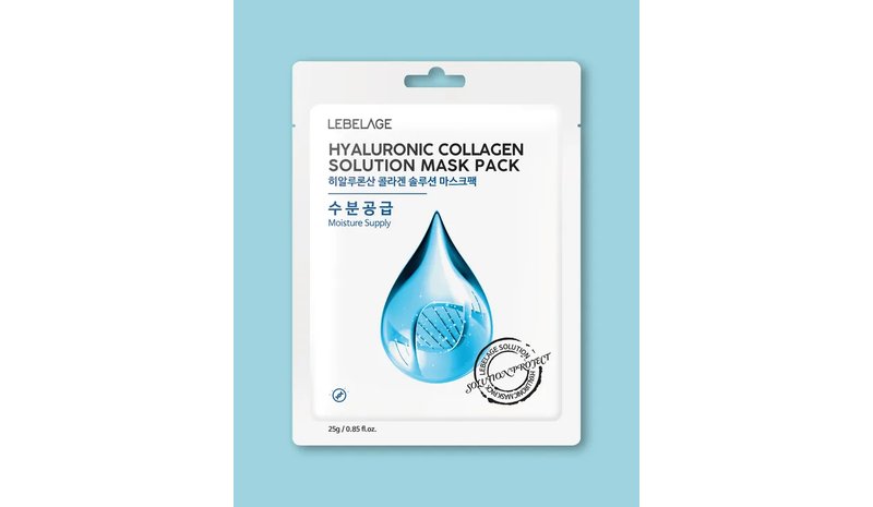 Lebelage Hyaluronic Collagen Solution Mask - 23 ml / 1 sheet