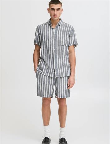 Solid Sdfried Tops Shirts Short-sleeved Grey Solid