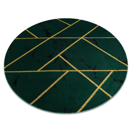 Matto Emerald 1012 Ympyrä - vihreä/kulta