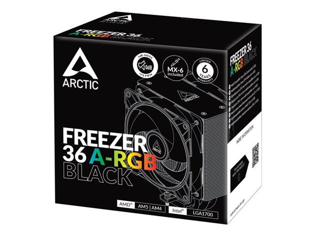 Arctic Freezer 36 A-RGB (Black) - CPU-ilmanjäähdytin
