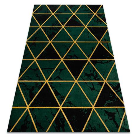Matto Emerald 1020 Kolmiot, vihreä/kulta