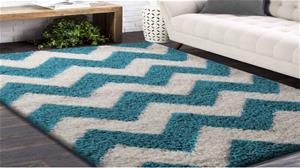 Matto Long Modern Turkoosi, 200x290 cm
