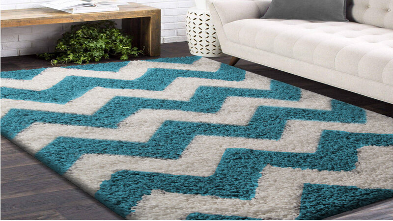 Matto Long Modern Turkoosi, 200x290 cm