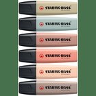STABILO BOSS ORIGINAL Nature Colors 6 kpl