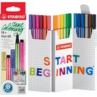 Pen 68 Zig Zag Pöytäsarja 18 kpl STABILO