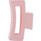 Dazzling Hair Clip Square 8,5 cm Light Pink