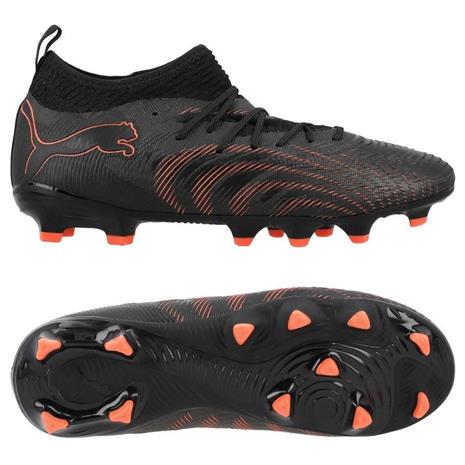 PUMA Future 9 Match FG/AG Eclipse - Musta/Hehkuva punainen/Strong Gray Lapset – kuva 2/2