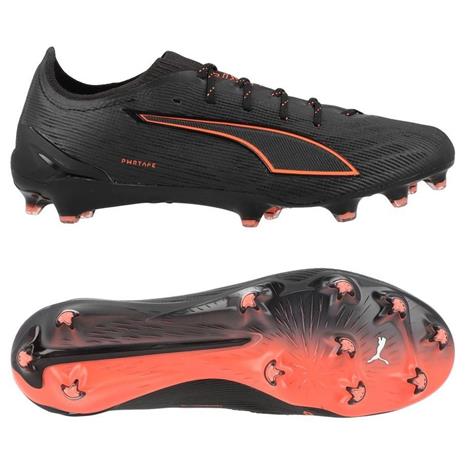 PUMA Ultra 6 Ultimate FG Eclipse - Musta/Punainen