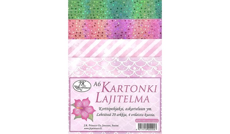 JKP A6 MERIMAAILMA KARTONKILAJITELMA