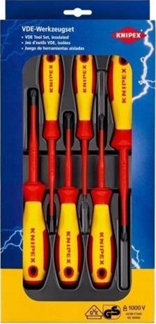 KNIPEX VDE SET OF SCREWDRIVERS S/PH/PZ