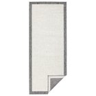 Northrugs matto Twin Panama Grey Cream, 80x350 cm
