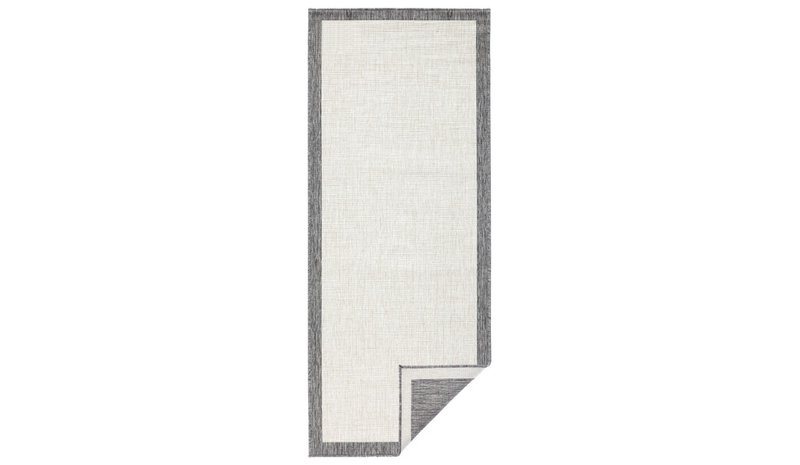Northrugs matto Twin Panama Grey Cream, 80x350 cm