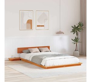 vidaXL Sängyn runko Ruskea 4FT6 Double Puu