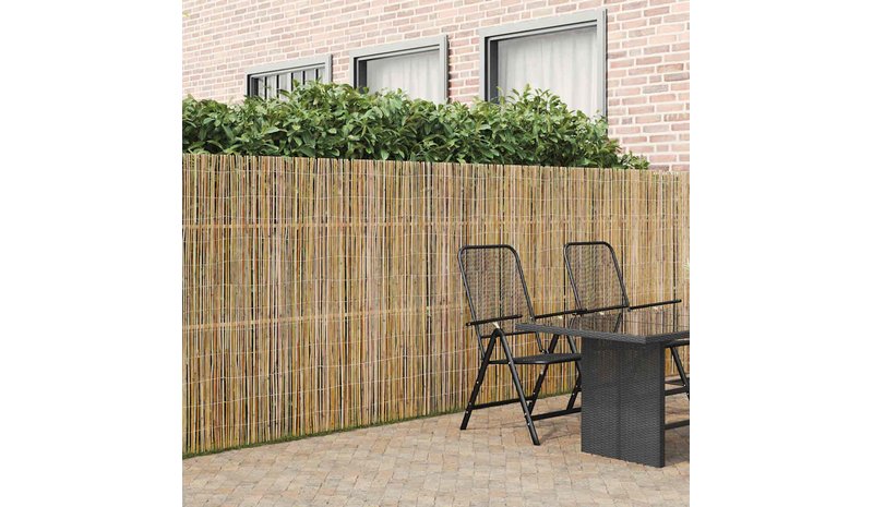 vidaXL Bambuaita Luonnollinen 400 x 150 cm Bambu