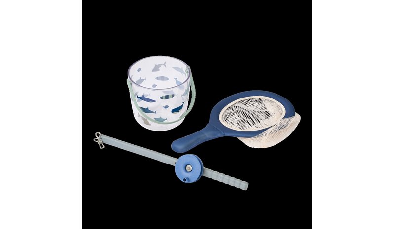 Liewood Cora Crab Fishing Set W Net - Blue - ONE SIZE