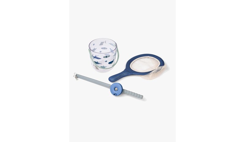 Liewood Cora Crab Fishing Set W Net - Blue - ONE SIZE