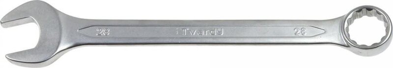 Tvardy-yhdistelmäavain 27mm, satiini, Crv-teräs