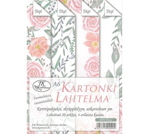 JKP A6 FLORA KARTONKILAJITELMA