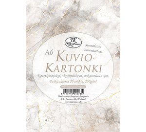 JKP A6 MARMORI HARMAA KUVIOKARTONKI