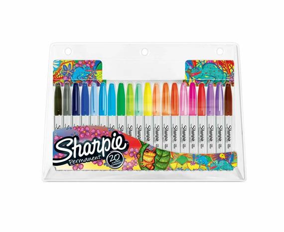 Merkkauskynäsetti Sharpie Fine; 20 kpl.