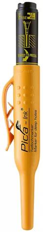 Pizza Deep Hole Marker Marker, musta, 1 kpl.