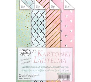JKP A6 FOLIO PASTELLI KARTONKILAJITELMA