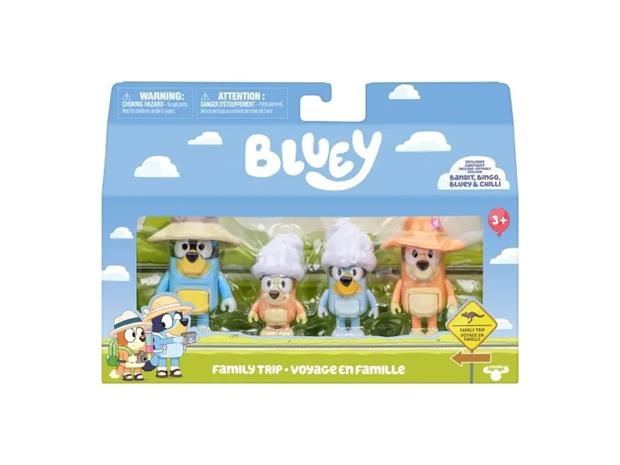 Bluey Figuurisetti Perhematka 4-pack