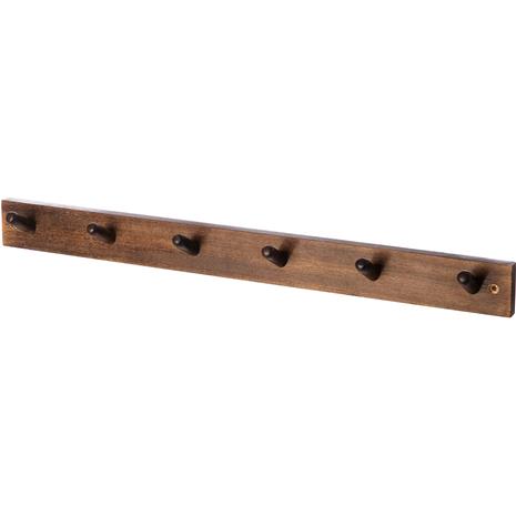 ERNST Hook Rail 6 Knobs, Brown