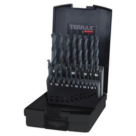 TERRAX HSS-R DIN338 19-os. 1-10mm porasarja
