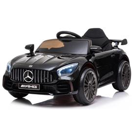 Azeno Mercedes AMG GTR 2x12V musta sähköauto