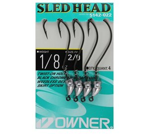 OWNER SLED HEAD 7 G 2/0 4 KPL JIGIPä?ä?
