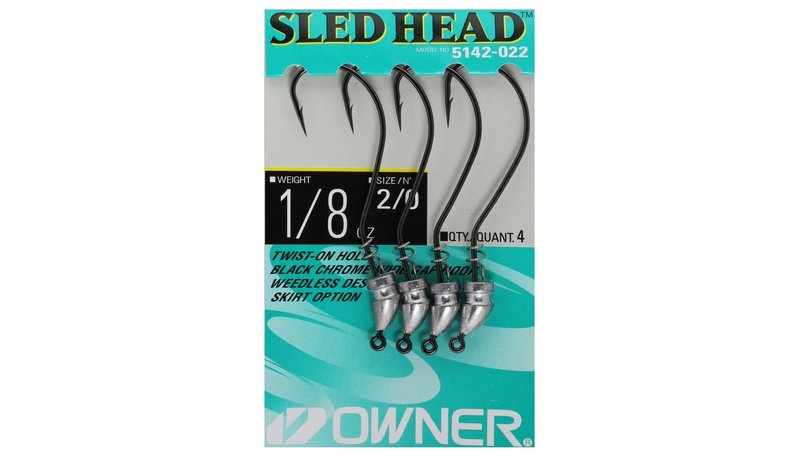 OWNER SLED HEAD 7 G 2/0 4 KPL JIGIPä?ä?