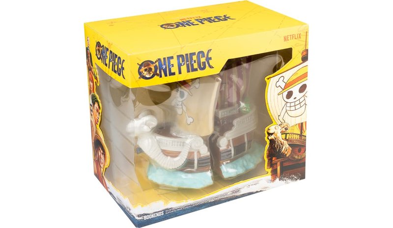 Kirjatuki: One Piece Netflix - Going Merry Bookends (27cm) GADGET
