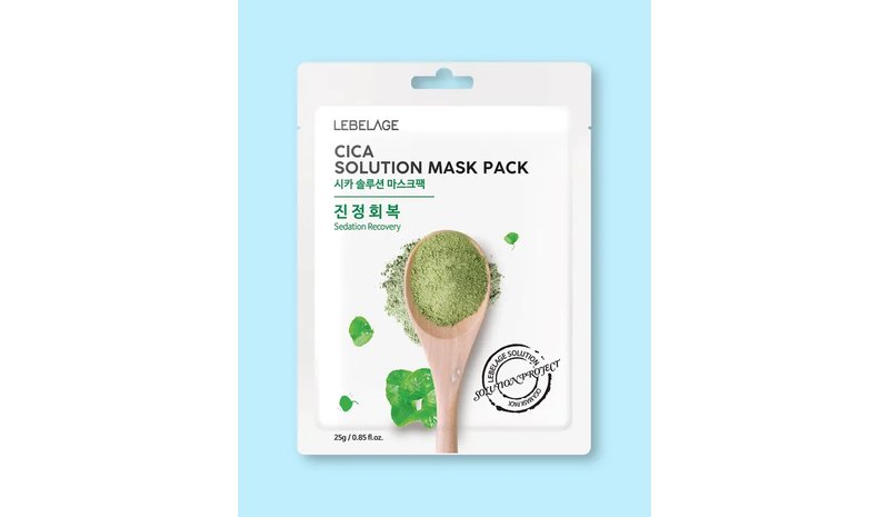 Lebelage Cica Solution Mask Pack - 25 g * 10 pcs