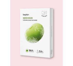Beplain Mung Bean Cooling & Slim Face Mask - 20 ml * 10 sheets