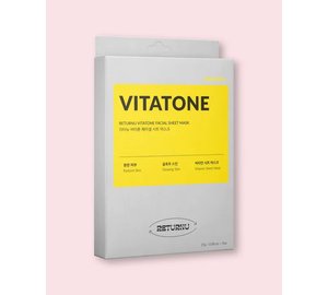 RETURNU Vitatone Facial Sheet Mask - 25 g * 5 sheets