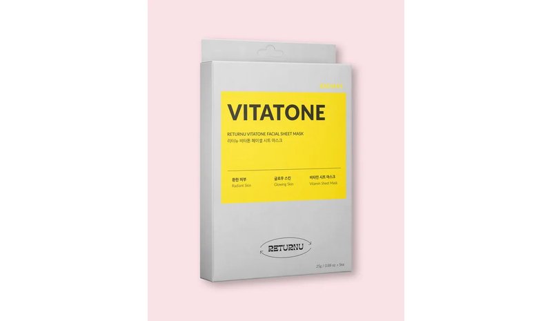 RETURNU Vitatone Facial Sheet Mask - 25 g * 5 sheets