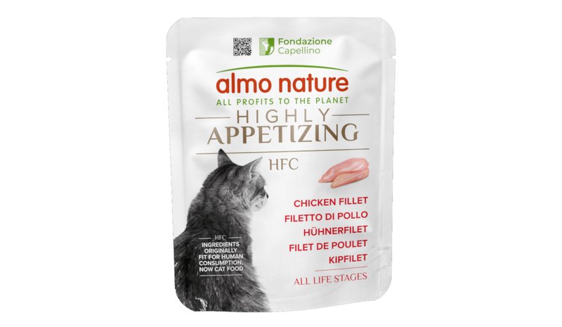 6x50g Almo Nature HFC Highly Appetizing kanafilee märkäruokaa kissoille