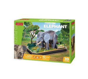 Cubic Fun 3D Puzzle Elephant 3D Palapeli