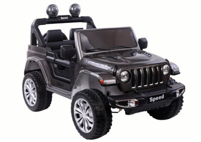 Lasten sähköauto FT-938 4x4, musta, kiiltolakattu – kuva 1/1