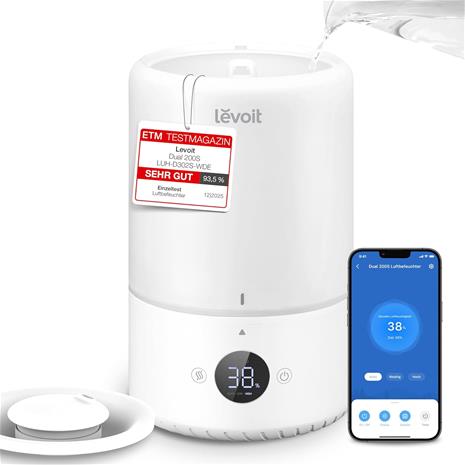 Levoit Dual 200S Smart, ilmankostutin