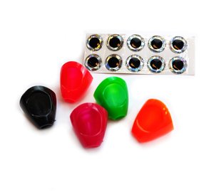 SPINTUBE 5 KPL Pä?ä?T + 10 KPL 3D SILMä?T