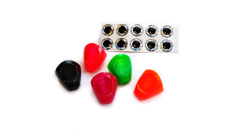 SPINTUBE 5 KPL Pä?ä?T + 10 KPL 3D SILMä?T