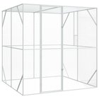 vidaXL Lintuhäkki Antrasiitti 209 x 202 x 214 cm Galvanoitu teräs