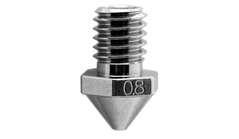 Micro Swiss Brass Plated Wear Resistant Nozzle For Flashforge Creator Pro 3