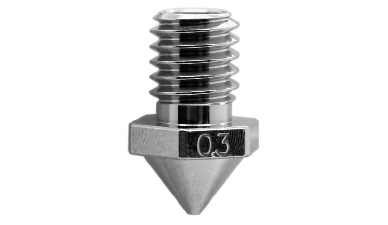 Micro Swiss Brass Plated Wear Resistant Nozzle For Flashforge Creator Pro 3