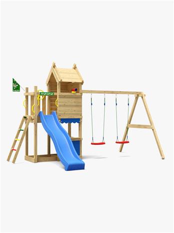 Jungle Gym Resort Leikkiteline + Sininen Liukumäki – kuva 1/2