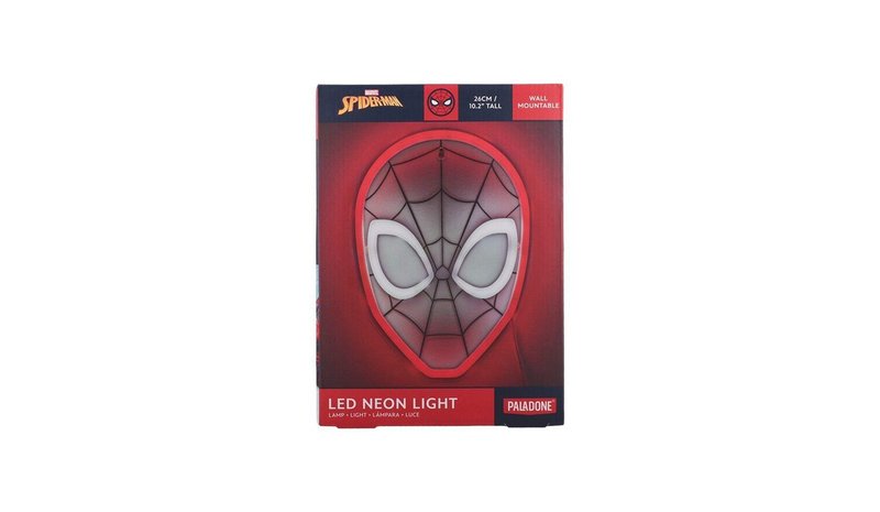 Lamppu: Spider-Man - Mask, Wall Mountable Led Neon Light KOTIIN